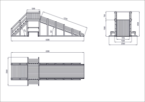 Зимняя деревянная заливная горка Ледянка 1 (пропитка)