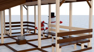 Зимняя горка Самара