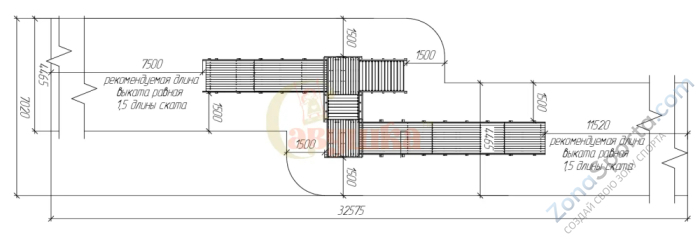 Зимняя горка Савушка Зима 7/1