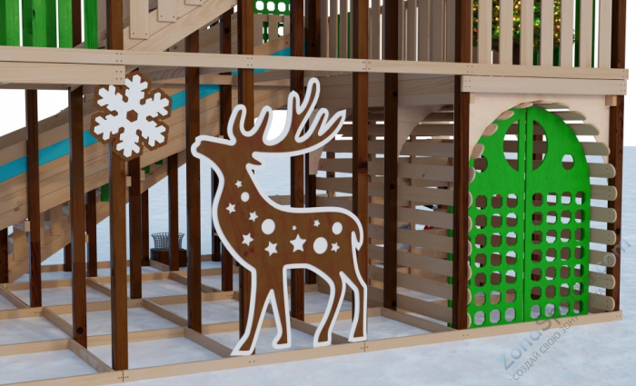 Зимняя горка Волшебная Зима 4